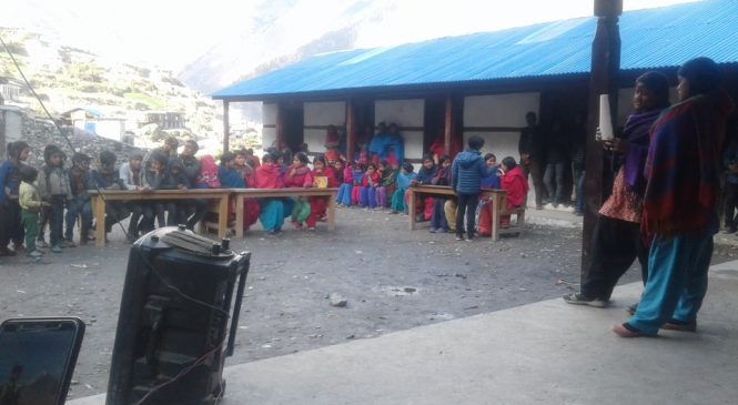 सरस्वती पुजा देवल र सुर्याेदयमा