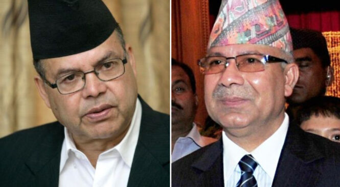 पेरिसडाँडामा नेकपाको ‘अन्तिम बैठक’ बसेर माधव नेपाल पक्ष फर्कियो एमालेमा