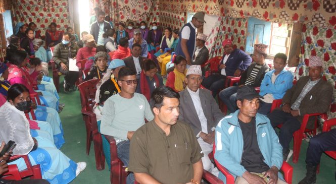 अदानचुली गाउँपालिका पुर्ण खोप सुनिश्चित घोषणा (आवाज सहित)