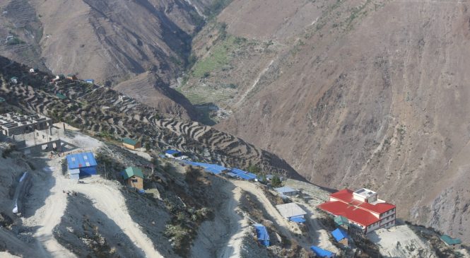 ताँजकोट गाउँपालिकाले आफ्नै प्रशासनिक भवन निर्माण कार्य लगभग पुराः अबको केही महिनामै उद्धघाटन गर्ने तयारी ।