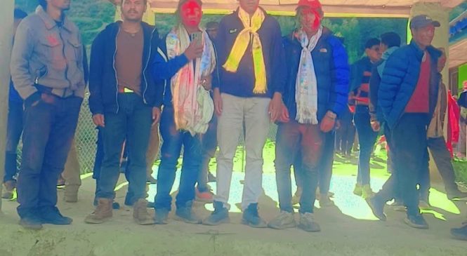 निर्वाचन प्रकृया द्धारा हुम्लाको रामदेव माविमा विव्यस गठनः ५६ मत प्राप्त गरी भण्डारी विजयी ।