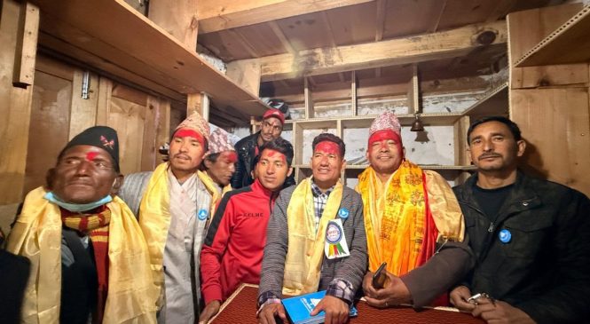 रास्वपा हुम्लाको सभापतिमा ऐडी निर्विरोध