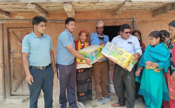 उद्यम विकास शाँखा ताँजाकोटले १० जनालाई सिलाई कटाई तालिम सहित प्रविधि हस्तान्त्रण
