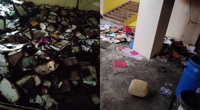 ताँजाकोट गाउँपालिकामा आगलागी, निष्पक्ष छानबिनका लागि प्रहरी टोली गठन ।।