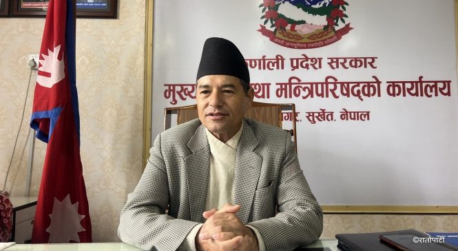 कर्णालीमा सरकार विस्तार अनिर्णीतकै विचमा मुख्यमन्त्रीले आज विश्वासको मत लिँदै